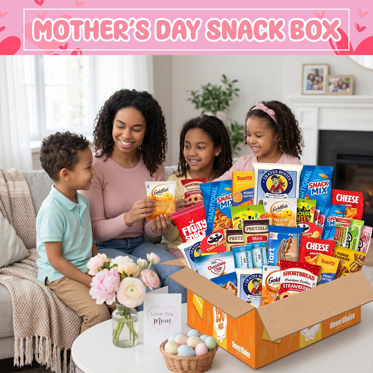 Sweet Choice Giftbaskets Snack Box assorted snacks for offices and families