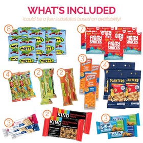 SWEET CHOICE GIFTS chips cookies granola bars assortment image showcasing balanced on-the-go options