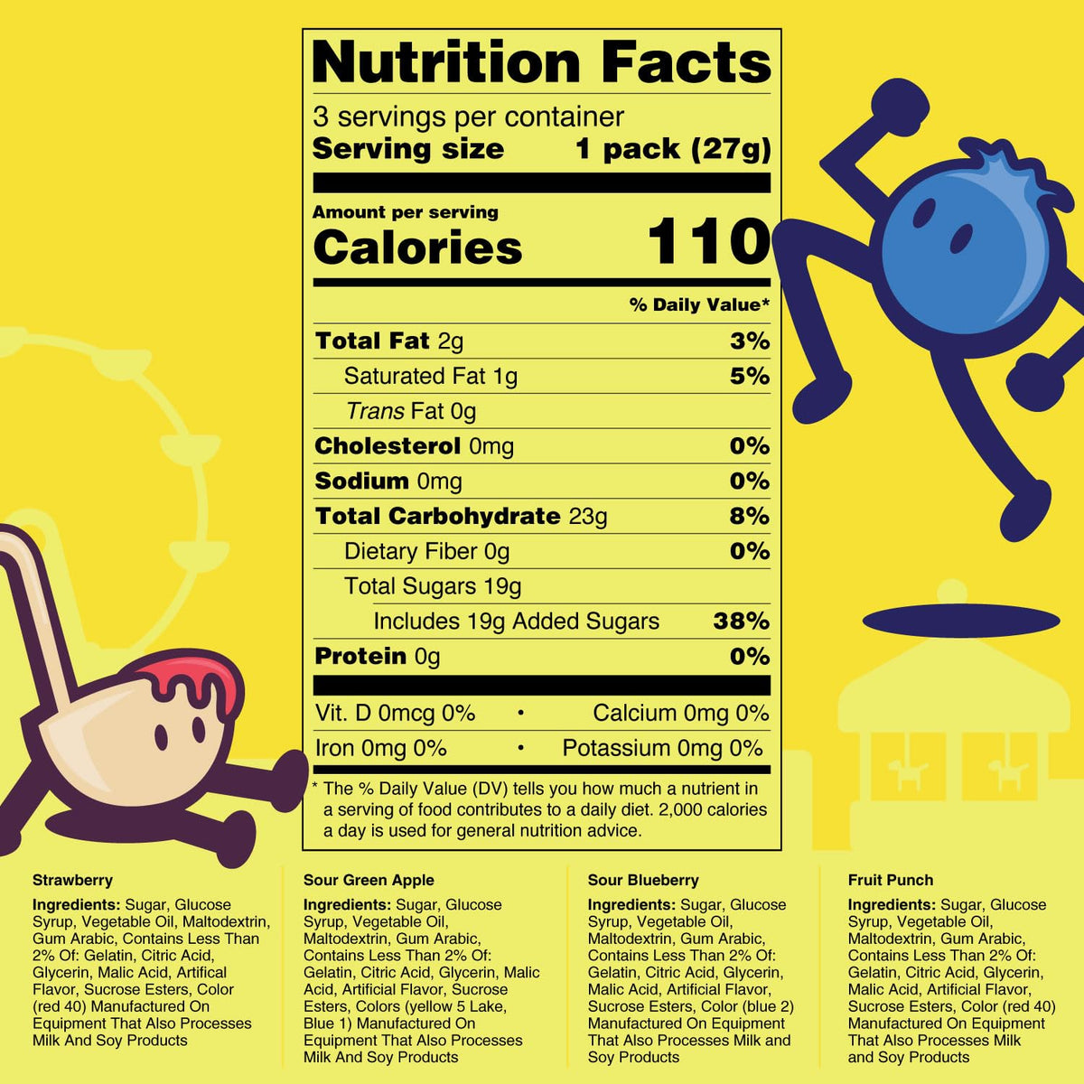 Sweet Dreams fruit punch flavor candies brighten classroom rewards