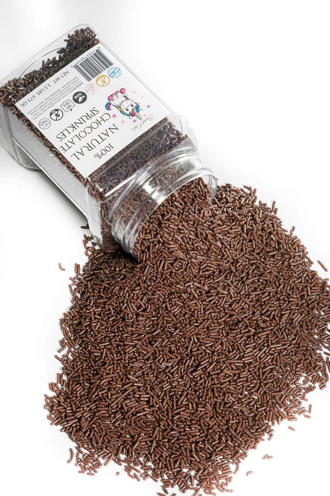 Sweet Eva’s chocolate sprinkles on breakfast bowls, turning mornings