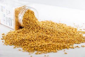 Sweet Eva's gold sprinkles add glam to brownies and desserts