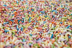 Sweet Eva’s Pearlized Sprinkles bulk package provides affordable whimsy for bakers.