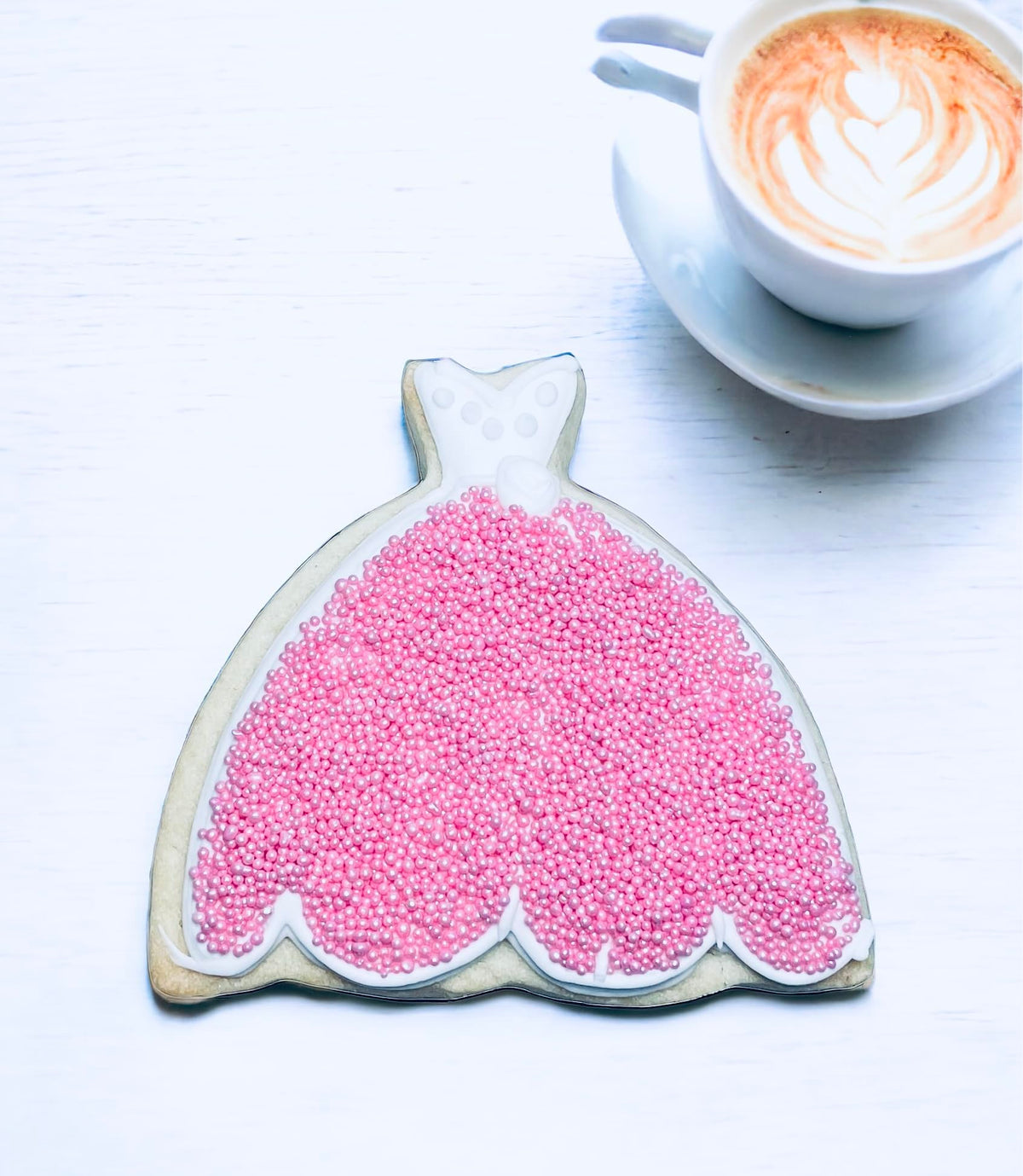 Sweet Eva’s pink pearl nonpareils brighten cookies with a glossy finish