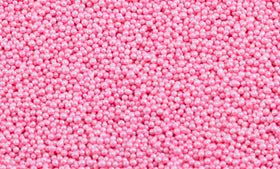 Sweet Eva’s metallic pink nonpareils brighten pastries with festive shine