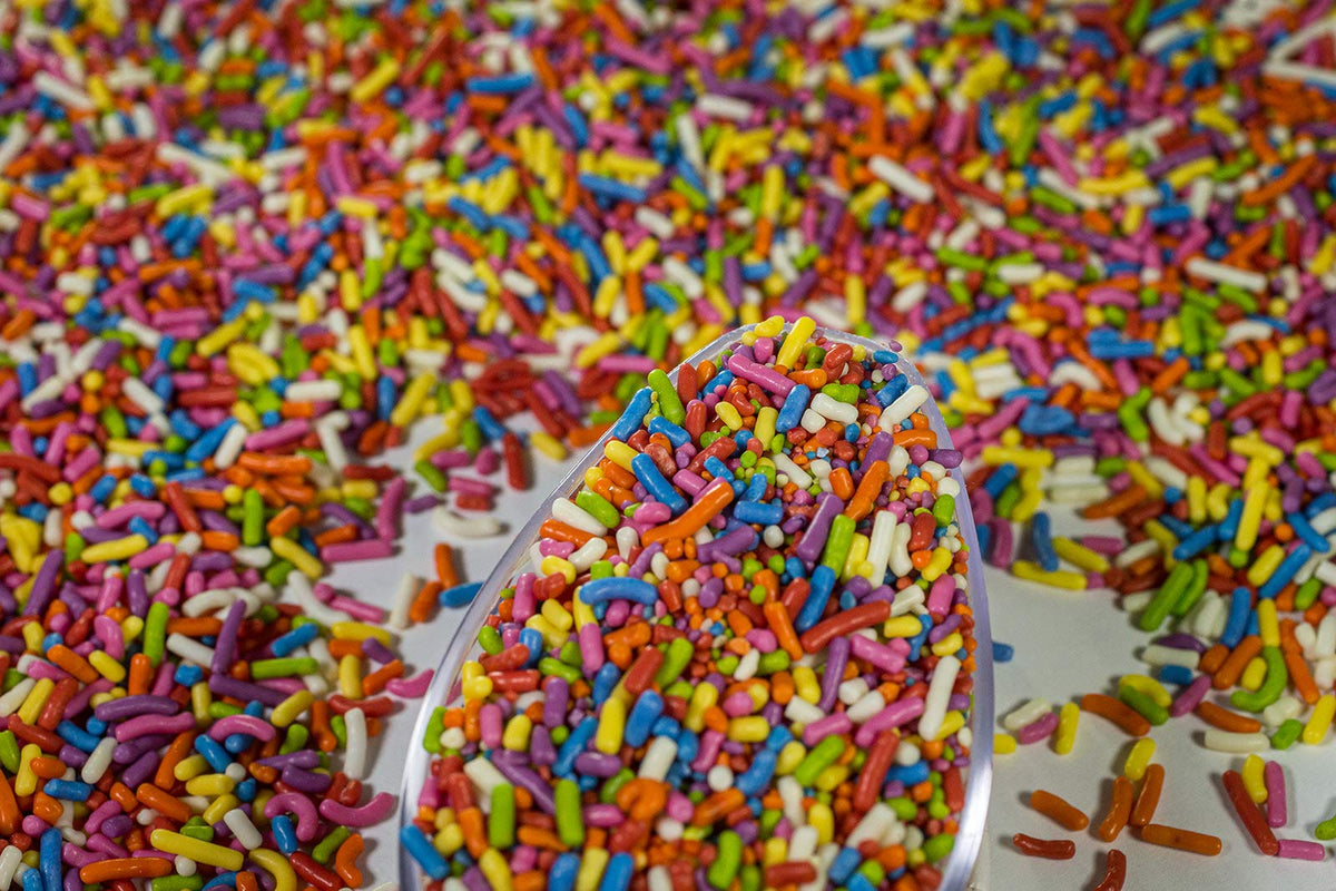 Sweet Eva's Rainbow Sprinkles enhance holiday treats with festive hues