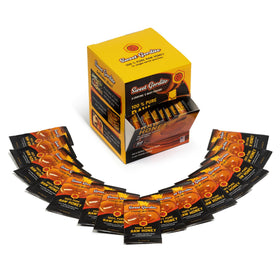 Sweet Gordito raw honey single-serve pouch for on-the-go coffee sweetness.