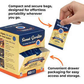Sweet Gordito USA-made badge on packaging.
