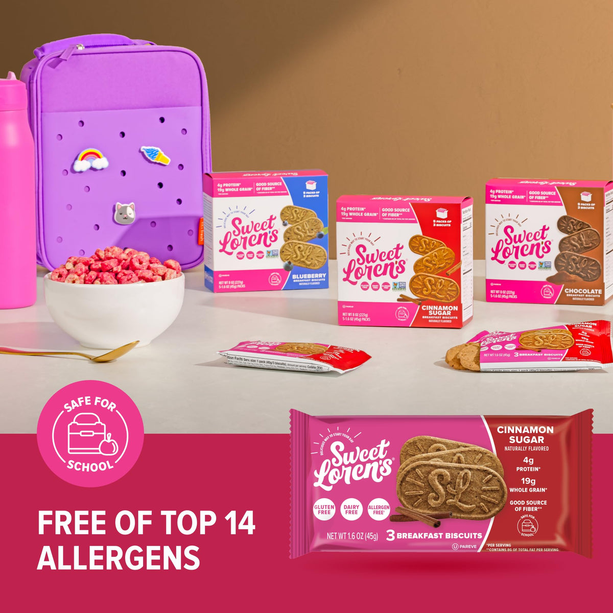 Sweet Loren's kid-friendly breakfast snacks for busy families.