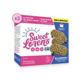 Sweet Loren's vegan blueberry biscuits hero image, convenient morning option