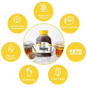 Sweet Nature kitchen bottle demonstrating keto friendly sweetness for tea baking and yogurt