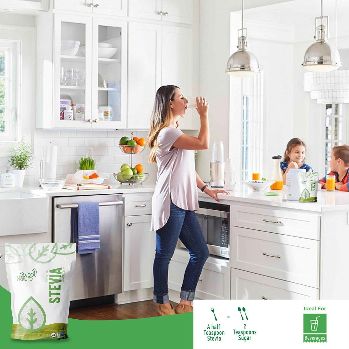 Sweet Nature sweetener powder ready for baking and low-carb recipes