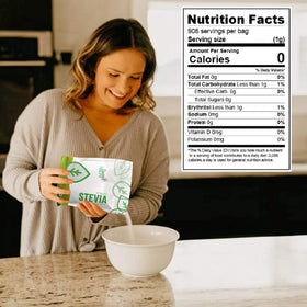 Sweet Nature Stevia-Erythritol label highlights kosher certified blend