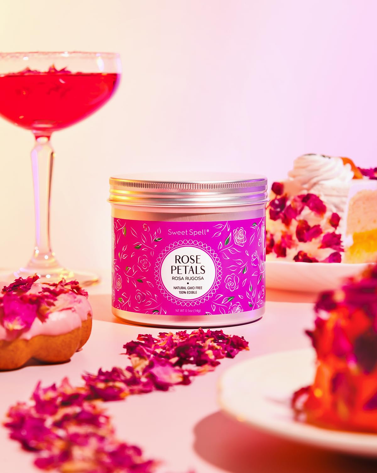 Sweet Spell dried rose petals candle making for fragrant crafts