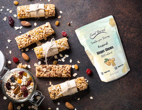 Sweet Therapy sugar-free ginger chews open packet ready for on-the-go craving control.