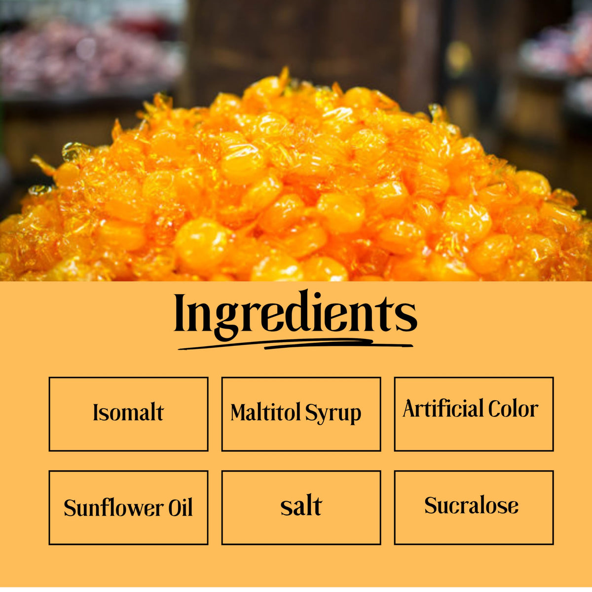 Sweetaholic individually wrapped candies ensure freshness and easy on-the-go snacking.
