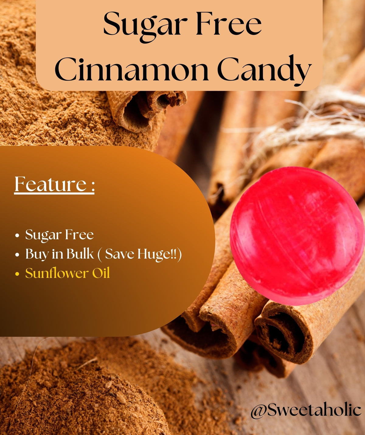 Sweetaholic low calorie snack ideal for mindful snacking