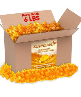 Sweetaholic sugar-free butterscotch bulk 6lb pack for parties and sharing.