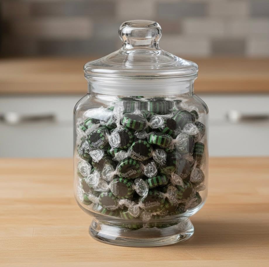 SweetGlob Chocolate Starlight Mint flavor candy offers a minty twist.