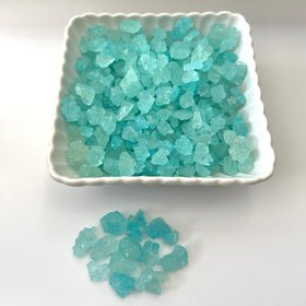 SweetGlob cotton candy rock sugar gems for elegant cocktail garnishes and tea.