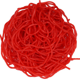 SweetGlob gummy shoe laces red strawberry bag, perfect shareable treat