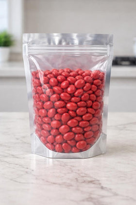SweetGlob movie-night snack setup featuring Boston Baked Beans.