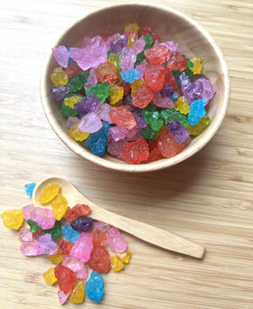 SweetGlob purple grape flavor rock sugar gem elevates drinks and treats.