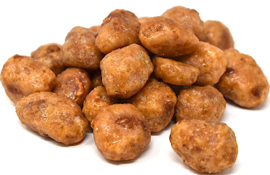 SweetGlob old-fashioned butter toffee peanuts in a resealable pack, ready for snacking