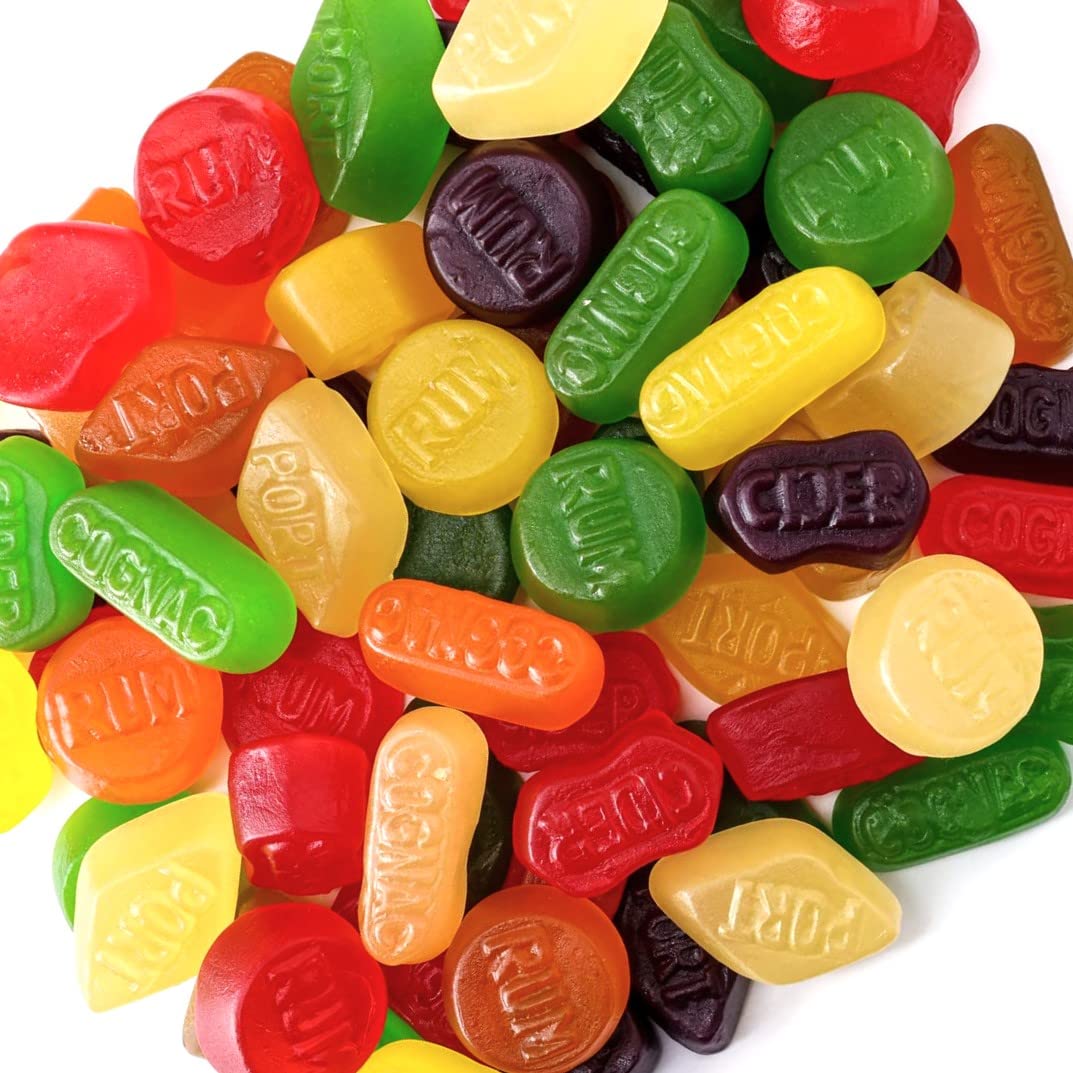 SweetGlob Original Gumbilees Wine Gums pack—colorful, alcohol-free candy ideal for sharing.