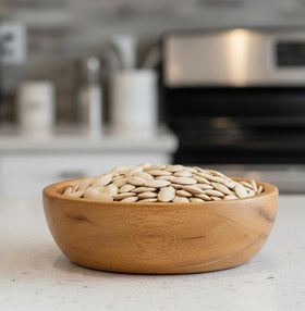 SweetGlob salted pumpkin seeds in shell for savory on the go snacking