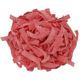 SweetGlob Sour Gummy Belts bag closeup, ready for snacking.