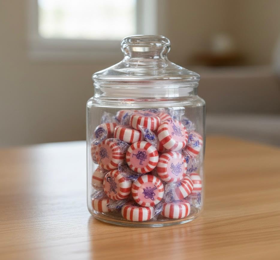 SweetGlob Starlight Mint after-dinner refreshment in a dish or candy bowl.