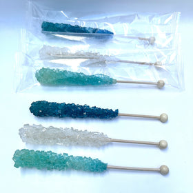 SweetGlob wedding or baby shower candy sticks for tasteful favors.