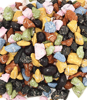 SweetGourmet 1lb bulk candy packaging shown for party favors