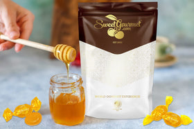 SweetGourmet Arcor-wrapped candies shown individually wrapped for freshness.