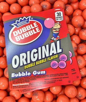 SweetGourmet pink bubble gum balls, 1 inch for retro candy displays