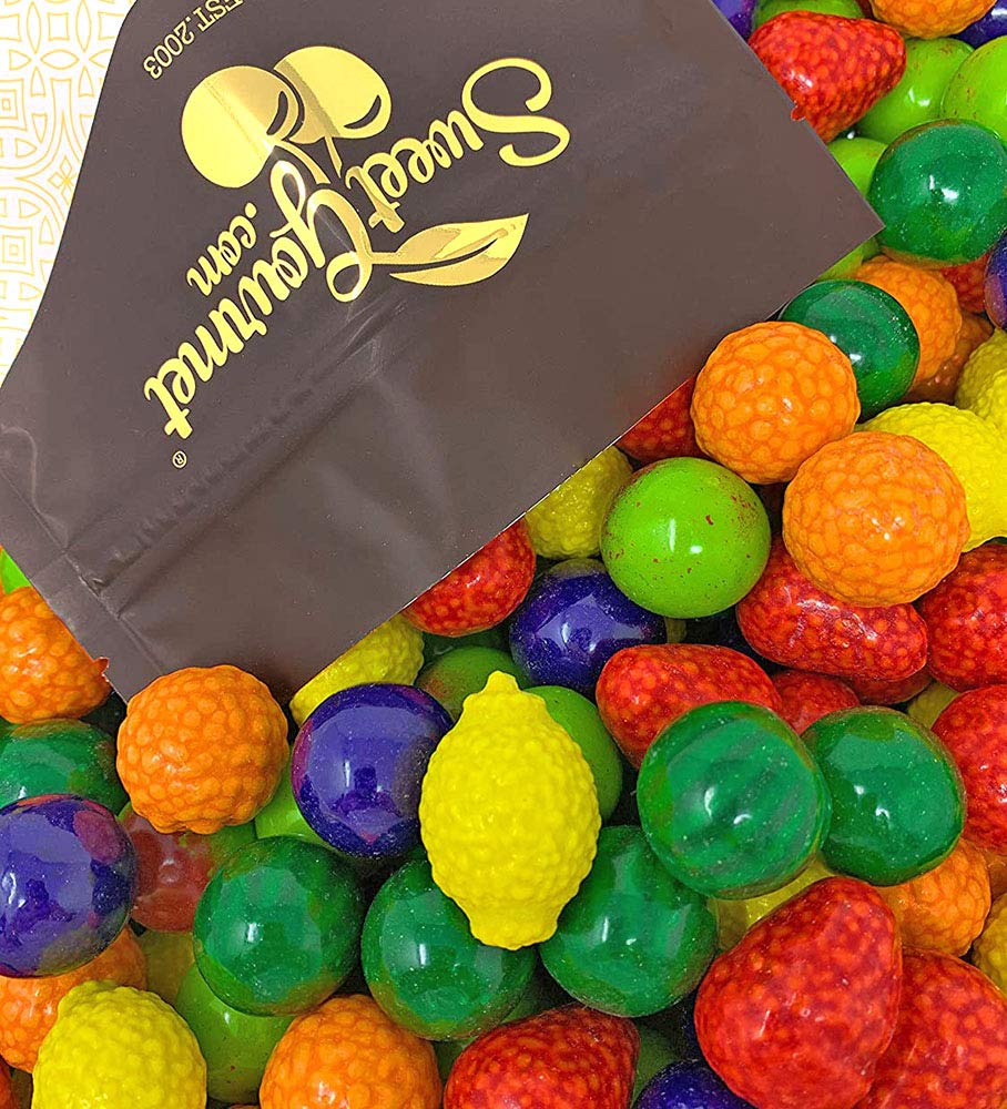 SweetGourmet candy-seed-filled gum adds crunchy playfulness.