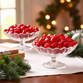 SweetGourmet cinnamon jelly beans as dessert toppers add color and warmth.