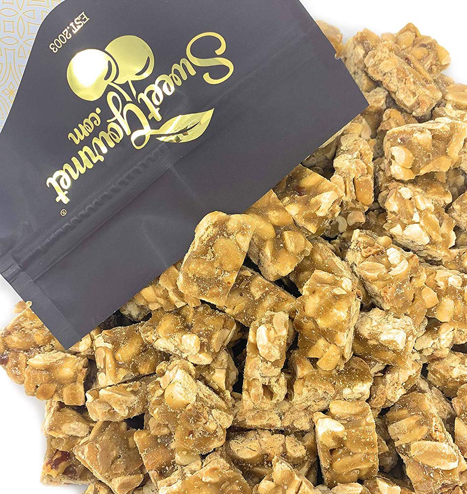 SweetGourmet classic old-fashioned peanut squares in packaging for gifting and sharing