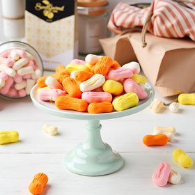 SweetGourmet white vanilla circus peanuts – classic flavor, ideal for gift tins.