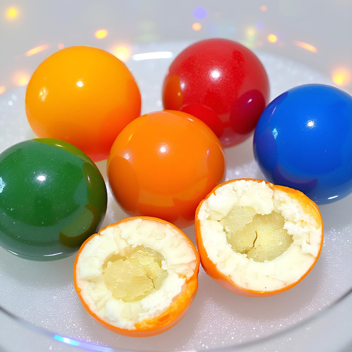 SweetGourmet Cry Baby Guts close-up hints at party-snack readiness.