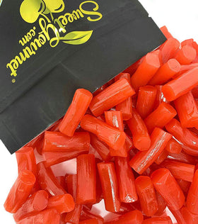 SweetGourmet Finnska Strawberry Bites texture highlights a smooth chew