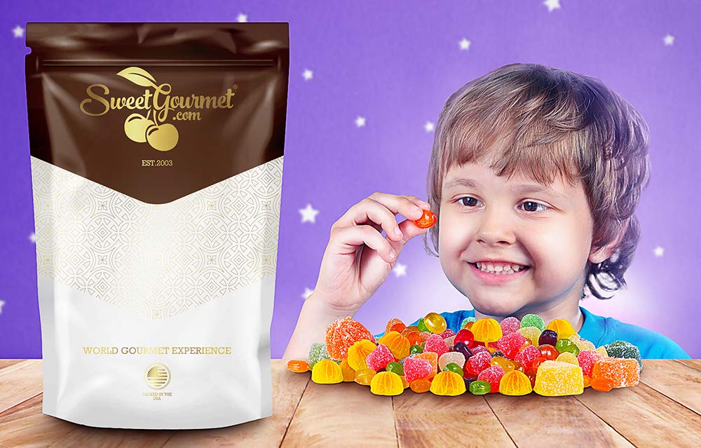 SweetGourmet Cherry flavor fruit slices present bright color appeal.