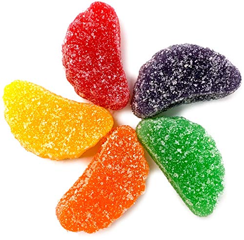 SweetGourmet Jelly candy close-up shows vibrant flavors in glossy colors.