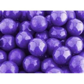 SweetGourmet Great Grape Concord Dubble Bubble Gum Balls with shiny purple coating for long-lasting flavor.
