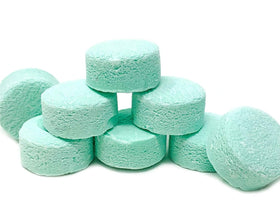 SweetGourmet Green Spearmint Lozenges close-up highlighting spearmint flavor.