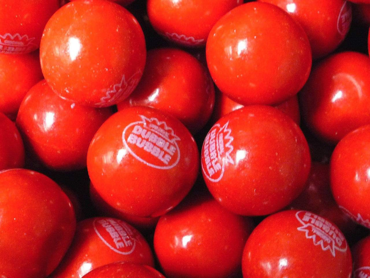 SweetGourmet Hot Chew Cinnamon Bubble Gum Balls for on the go snacking