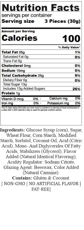 SweetGourmet Italian Strawberry Licorice Wheel packaging resealable zip-lock pouch for freshness and easy storage.