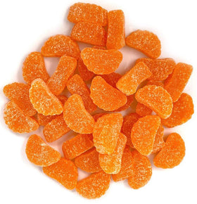 SweetGourmet orange jelly pieces with crisp sugar crystals