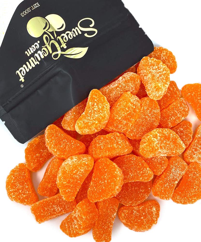 SweetGourmet orange fruit slices in a resealable bulk bag for fresh snacking