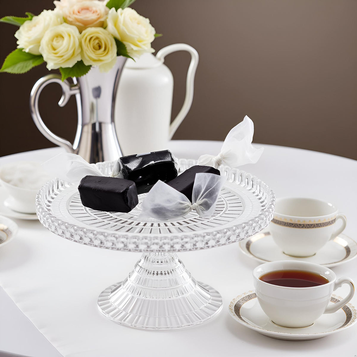 SweetGourmet Premium Licorice Caramels, rich dark licorice, bold bite for connoisseur moments.